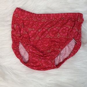 🔥3/$20 JUICY COUTURE sz 18 mos Diaper Cover Pink/Red NWT